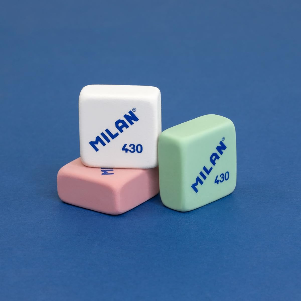 Goma de borrar milan 430 blister , 4 Unidades ( Paquete de 1)