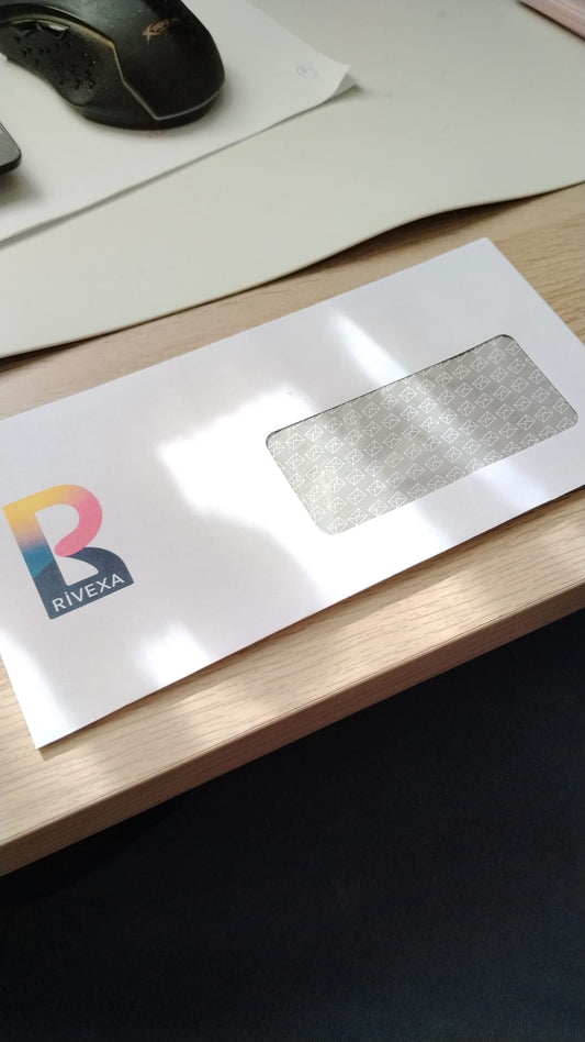 Sobres Personalizados americano con ventana derecha